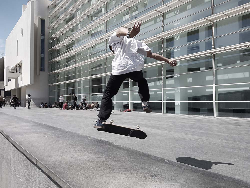 Skater at the MACBA by Frans Ruiter